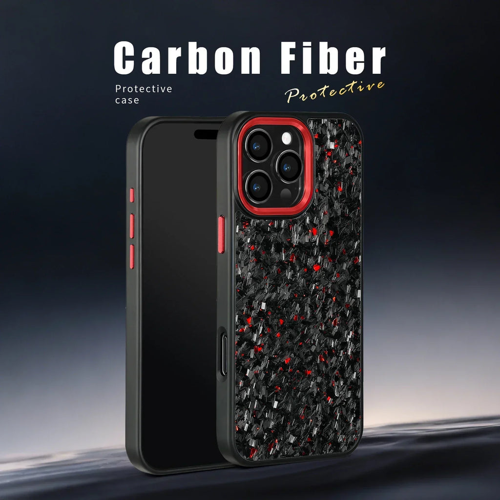 Carbon Fiber Armor Shockproof Cover for iPhone
