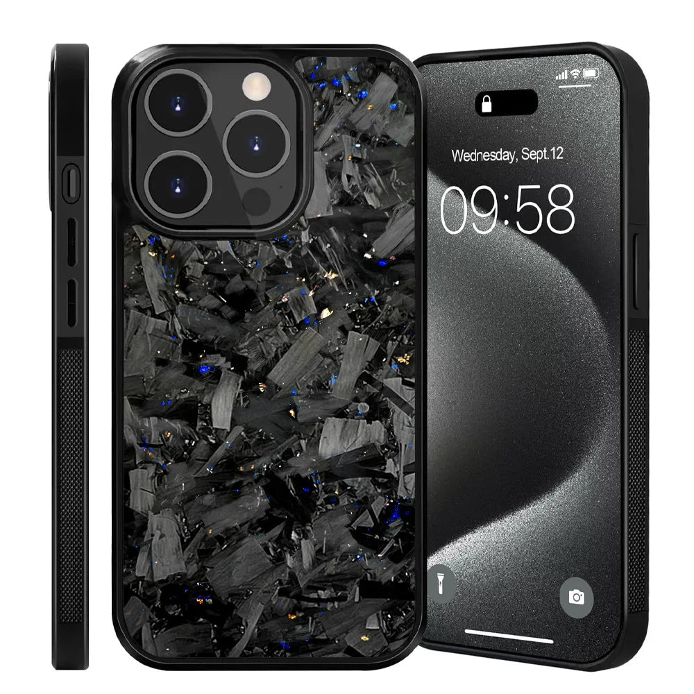 Magnetic Real Forged Carbon Case for iPhone's
