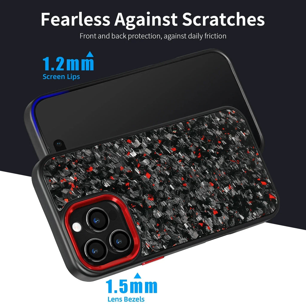 Carbon Fiber Armor Shockproof Cover for iPhone